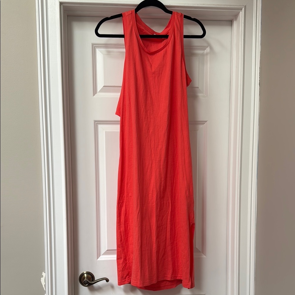 GAP Factory High Low Sleeveless Red Dress